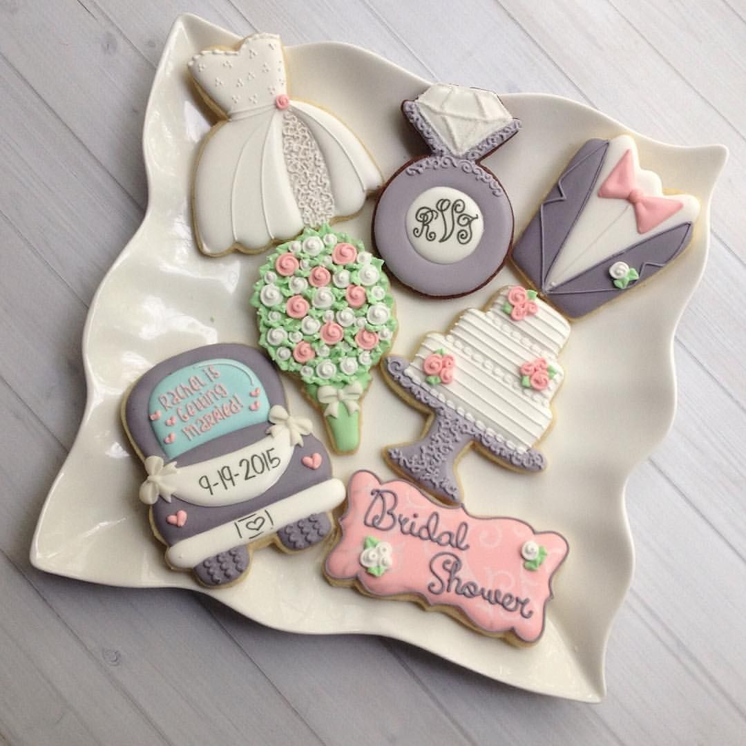 Wedding Sugar Cookies Decorating Ideas
 Bridal Shower Cookies madriscookiekitchen