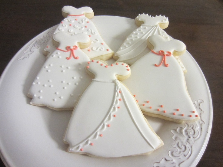 Wedding Sugar Cookies Decorating Ideas
 23 best Wedding cookies images on Pinterest