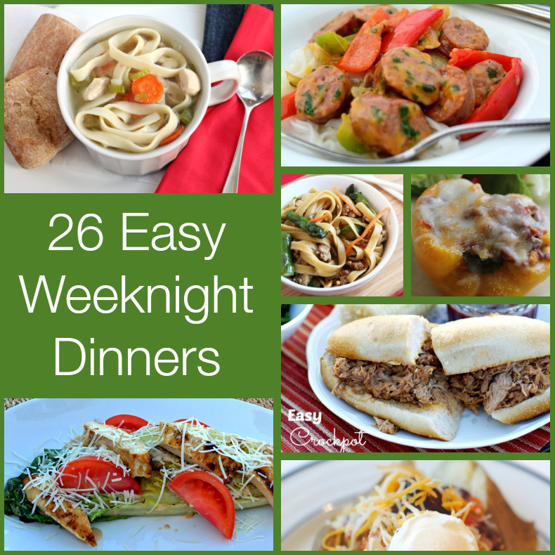 Weeknight Healthy Dinners
 EASY Weeknight Dinners