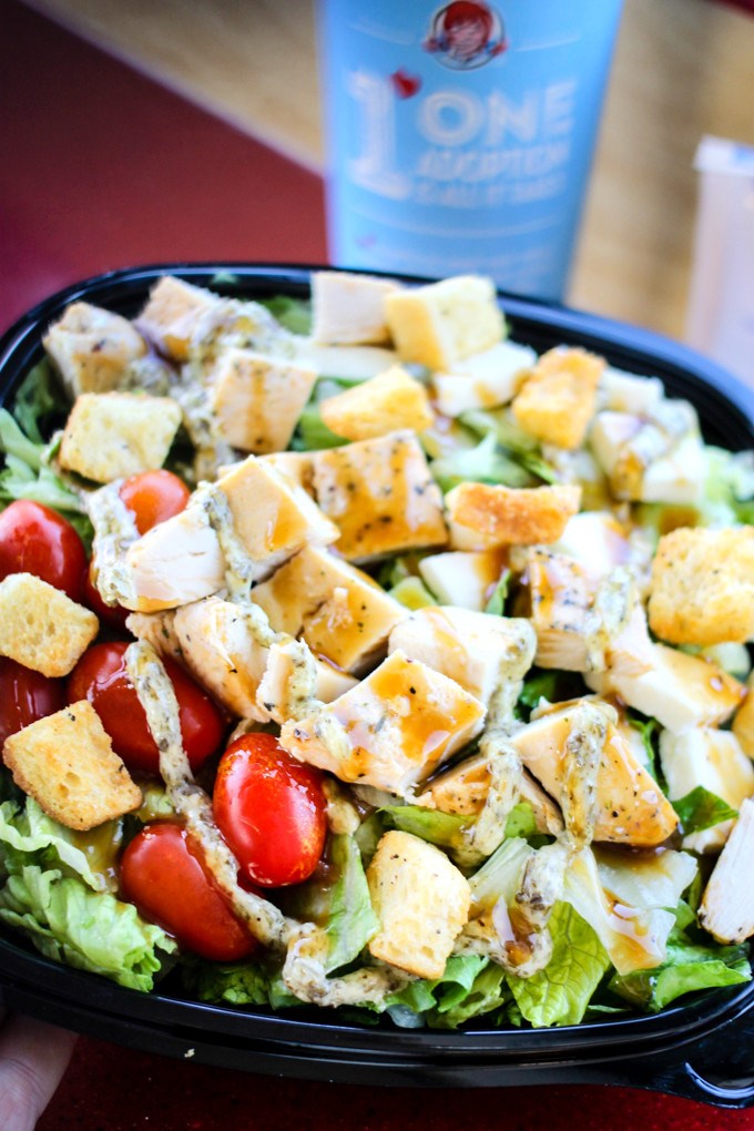 Wendys Salads Healthy
 Wendy s Fresh Mozzarella Chicken Salad • Domestic Superhero