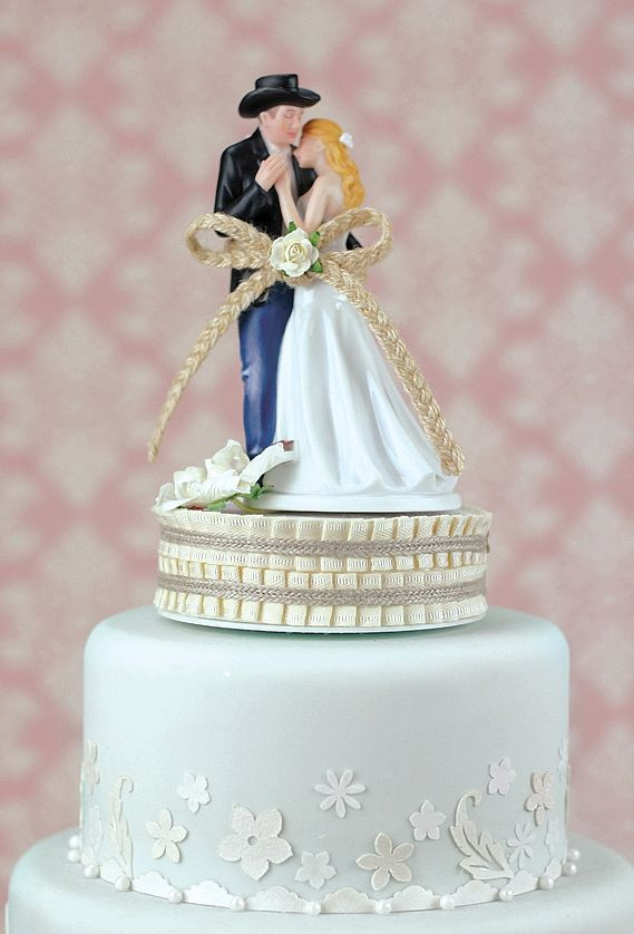 Western Cake Toppers For Wedding Cakes
 Lasso of Love Western Wedding Cake Topper