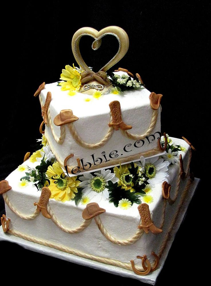 Western Style Wedding Cakes
 240 best Western wedding cakes images on Pinterest