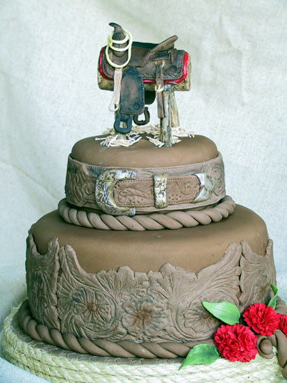 Western Theme Wedding Cakes
 Ideas of the Western Themed Wedding Cakes