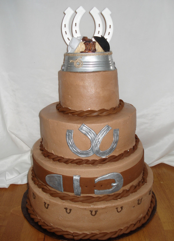 Western Theme Wedding Cakes
 Ideas of the Western Themed Wedding Cakes