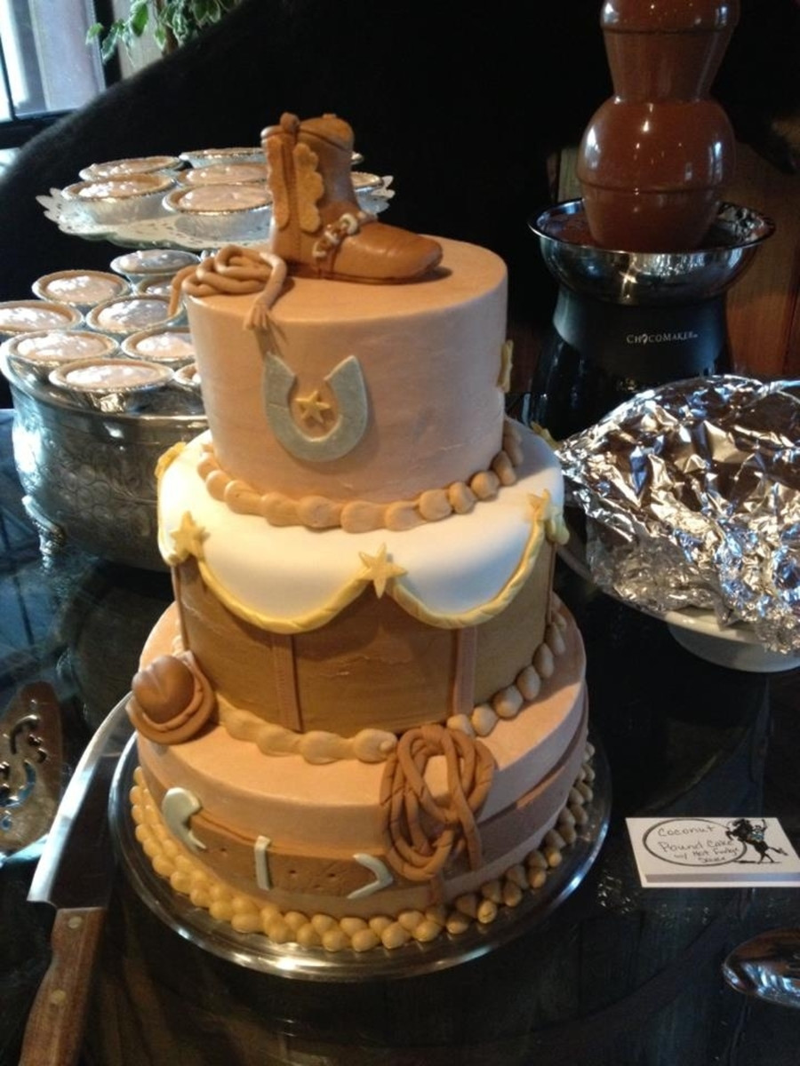 Western Theme Wedding Cakes
 Western Theme Grooms Cake CakeCentral