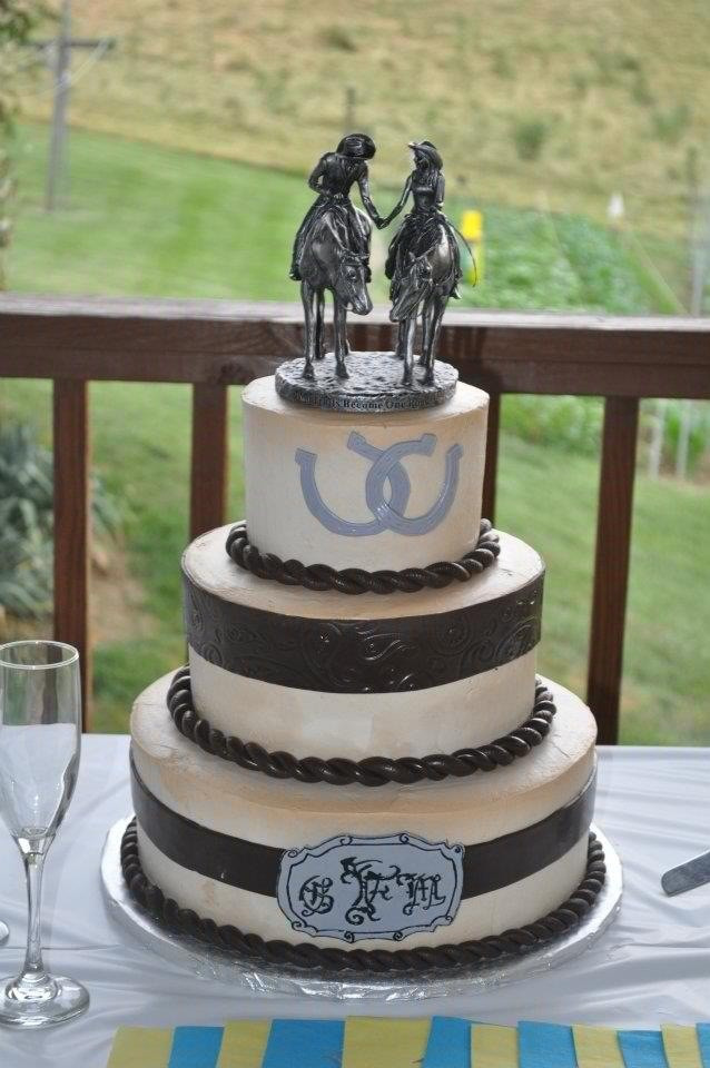 Western Theme Wedding Cakes
 Western Theme Wedding Cake Decorating Ideas