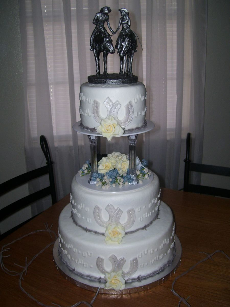 Western Theme Wedding Cakes
 Cowboy Wedding Cake CakeCentral