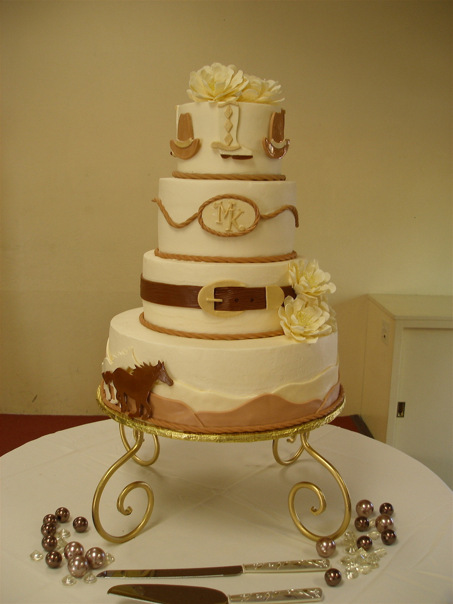 Western Theme Wedding Cakes
 Western Theme Wedding Cake CakeCentral