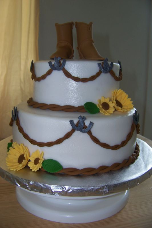 Western Theme Wedding Cakes
 Ideas of the Western Themed Wedding Cakes