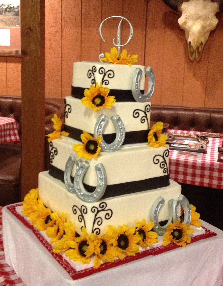 Western Wedding Cakes Ideas
 Western Wedding Cake CakeCentral