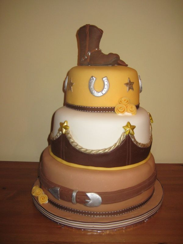 Western Wedding Cakes Ideas
 Ideas of the Western Themed Wedding Cakes