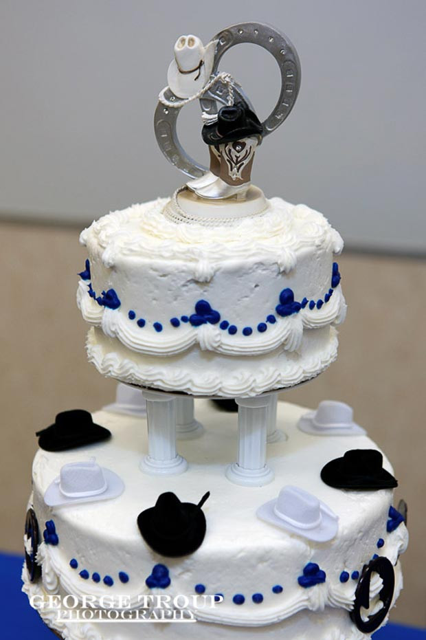 Western Wedding Cakes
 Western Square Wedding Cake Ideas