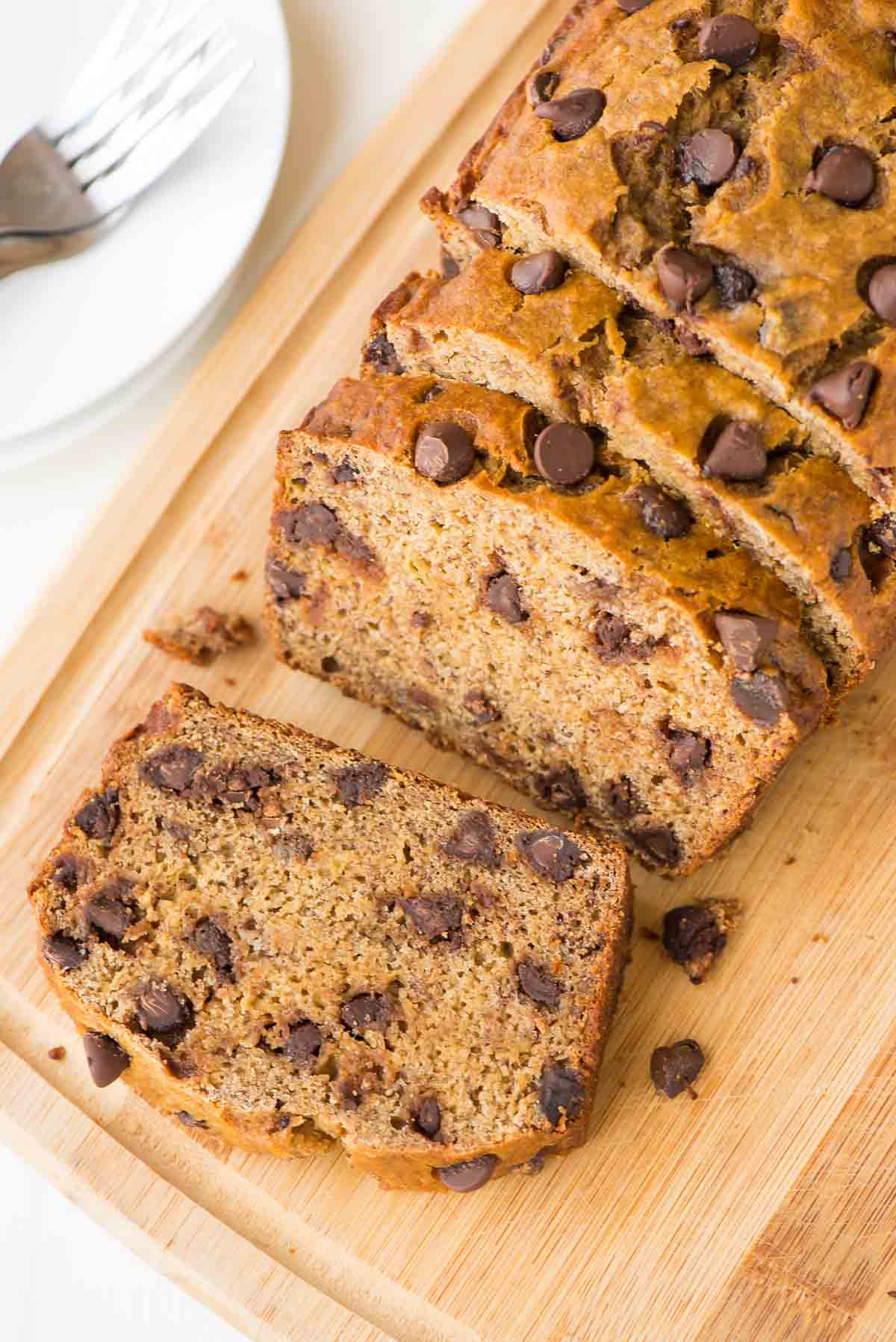 Which Bread Is Healthy
 Healthy Banana Bread Recipe with Chocolate Chips