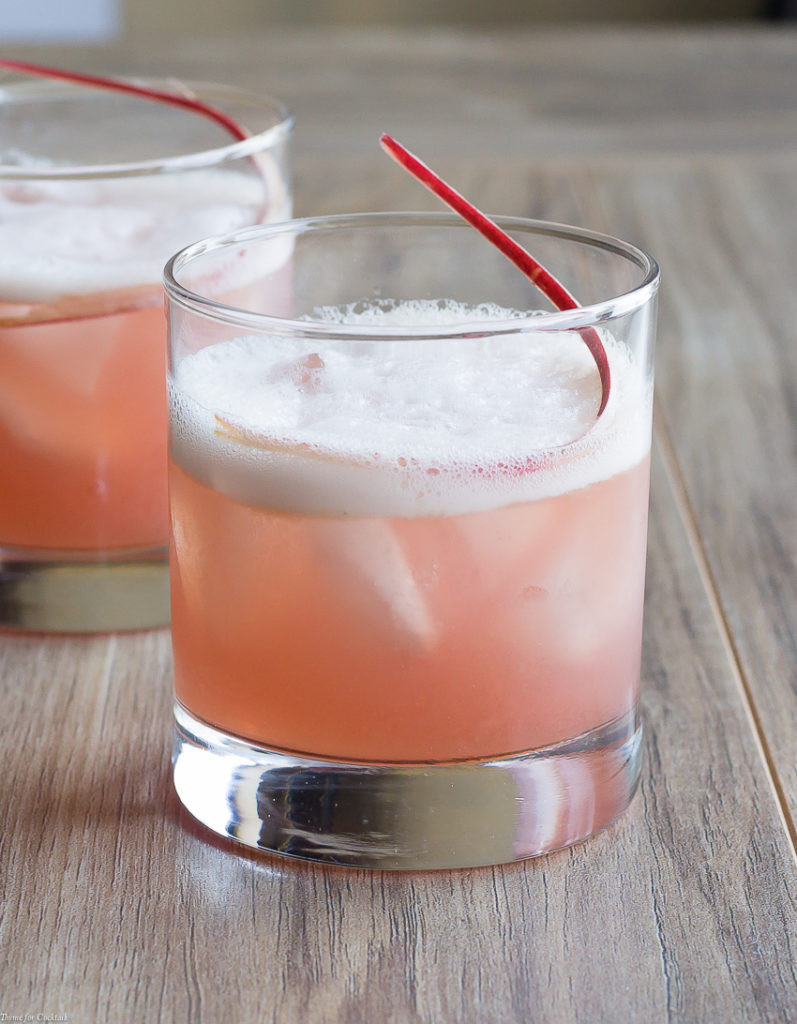 Whiskey Summer Drinks
 Seasonal Rhubarb Whiskey Sour Cocktail Recipe SoFabFood