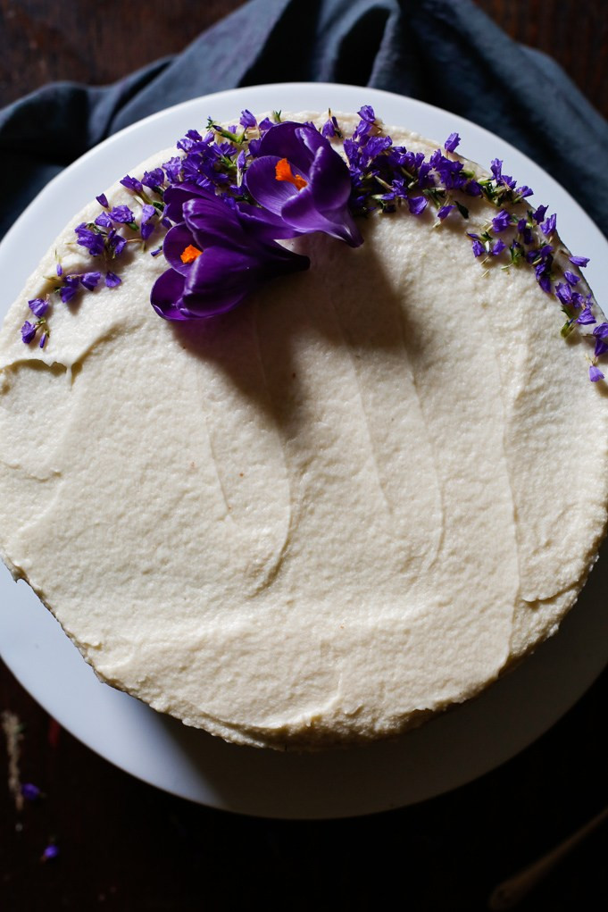 White Almond Sour Cream Wedding Cake
 Classic White Almond Sour Cream Cake And the Tale of