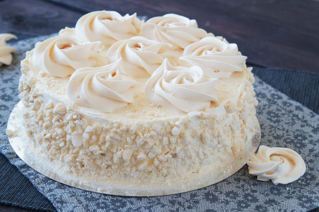 White Almond Sour Cream Wedding Cake
 How to Bake a simple White Almond Sour Cream Cake May 2018