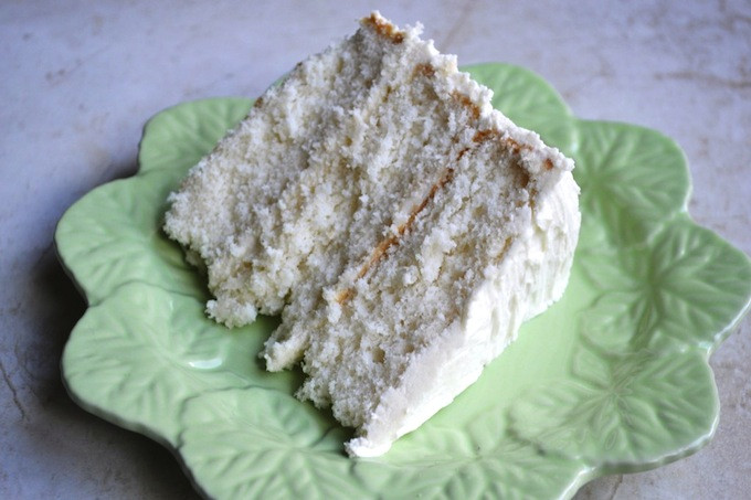 White Almond Wedding Cake
 Almond Cake