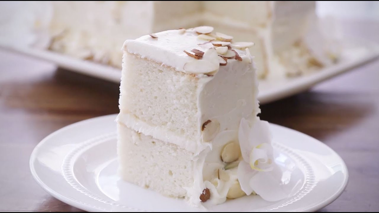 White Almond Wedding Cake
 How To Make White Almond Wedding Cake