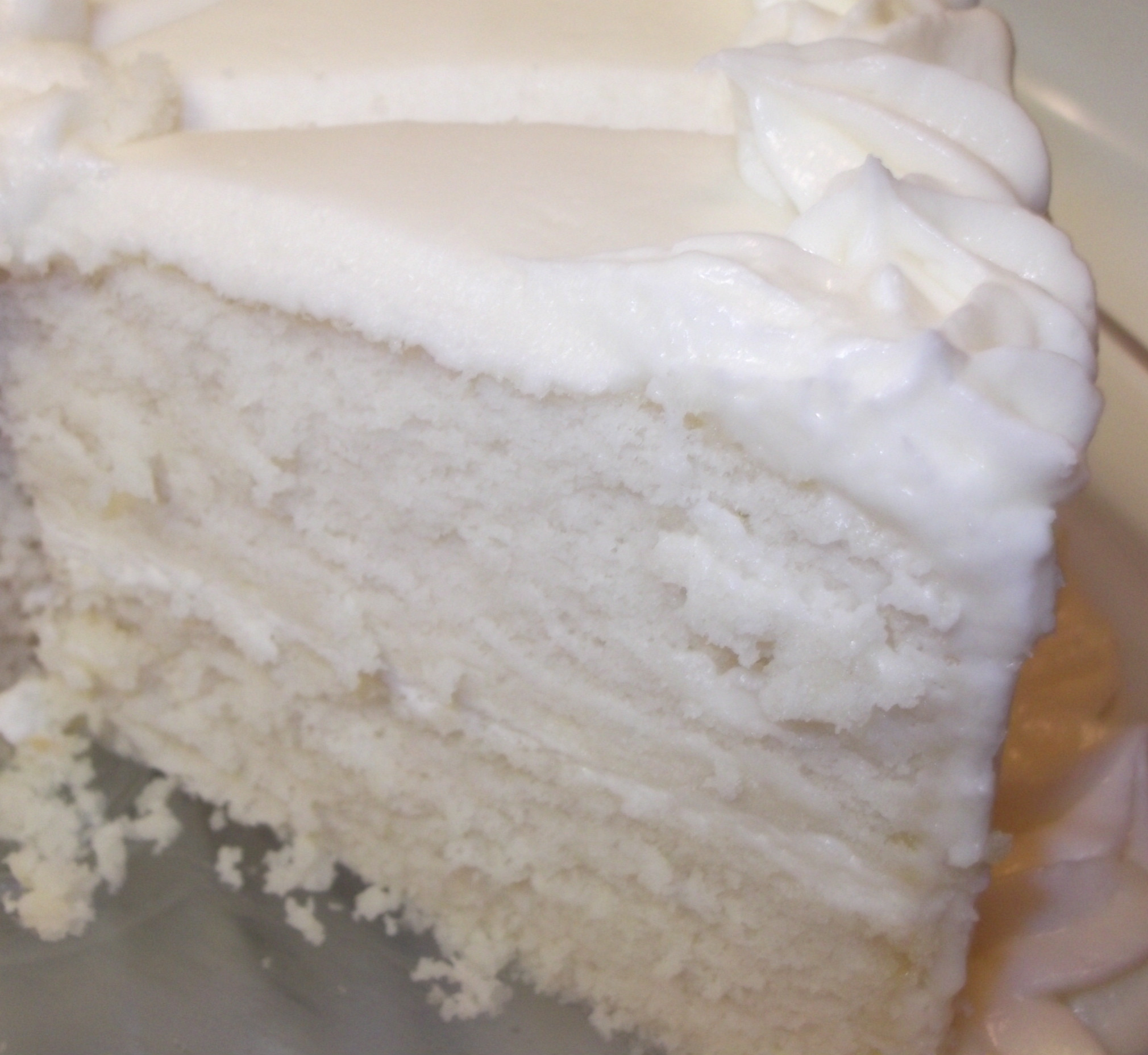 White Almond Wedding Cake Recipe
 Wedding Cake Practice