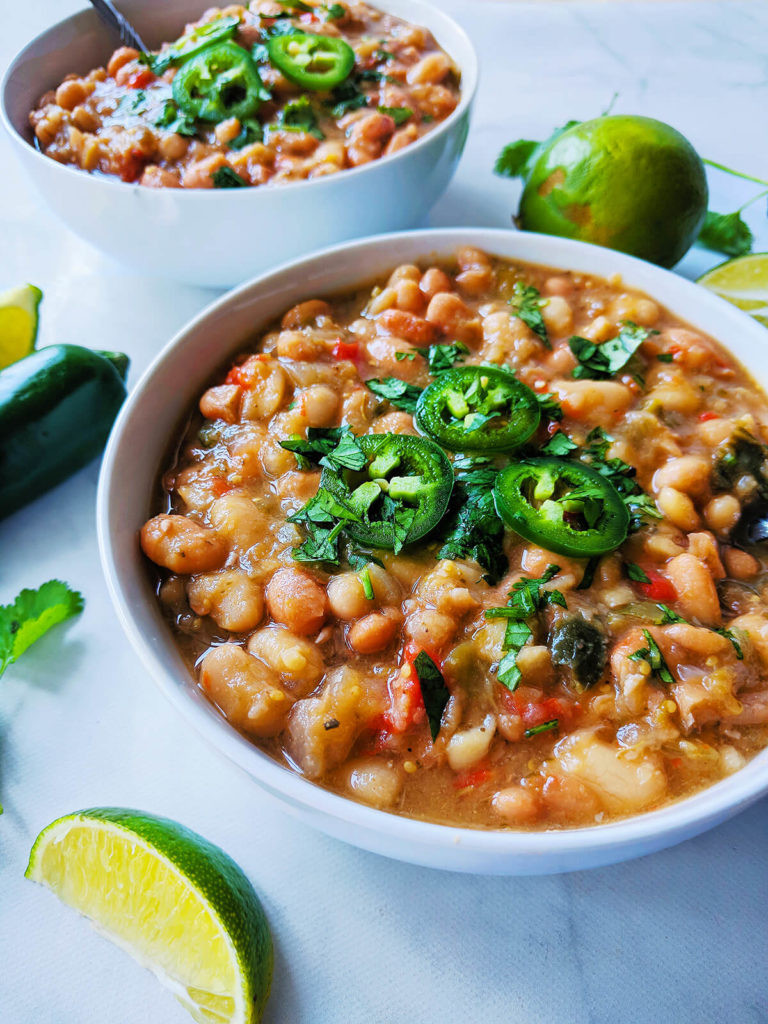 White Bean Recipes Healthy
 White & Pinto Bean Tomatillo Soup