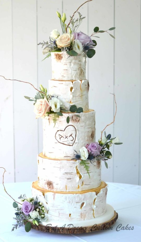 White Birch Wedding Cake 20 Ideas for towering White Birch Wedding Cake Cake by Elisabeth