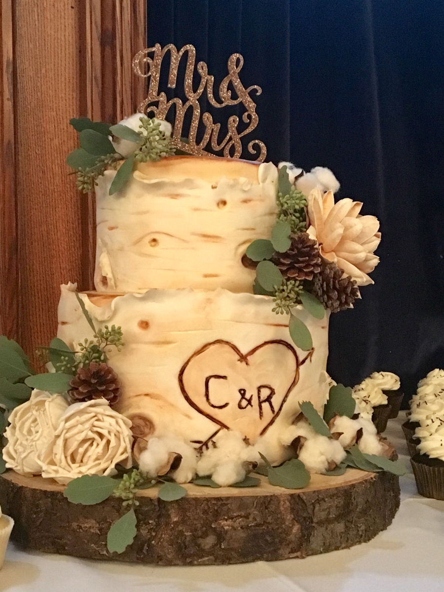White Birch Wedding Cake
 White Birch Wedding Cake CakeCentral