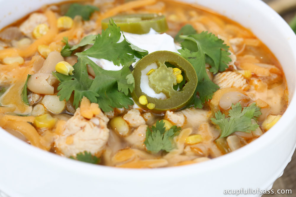 White Chicken Chili Healthy
 Healthy White Chicken Chili in Pressure Cooker A Cup