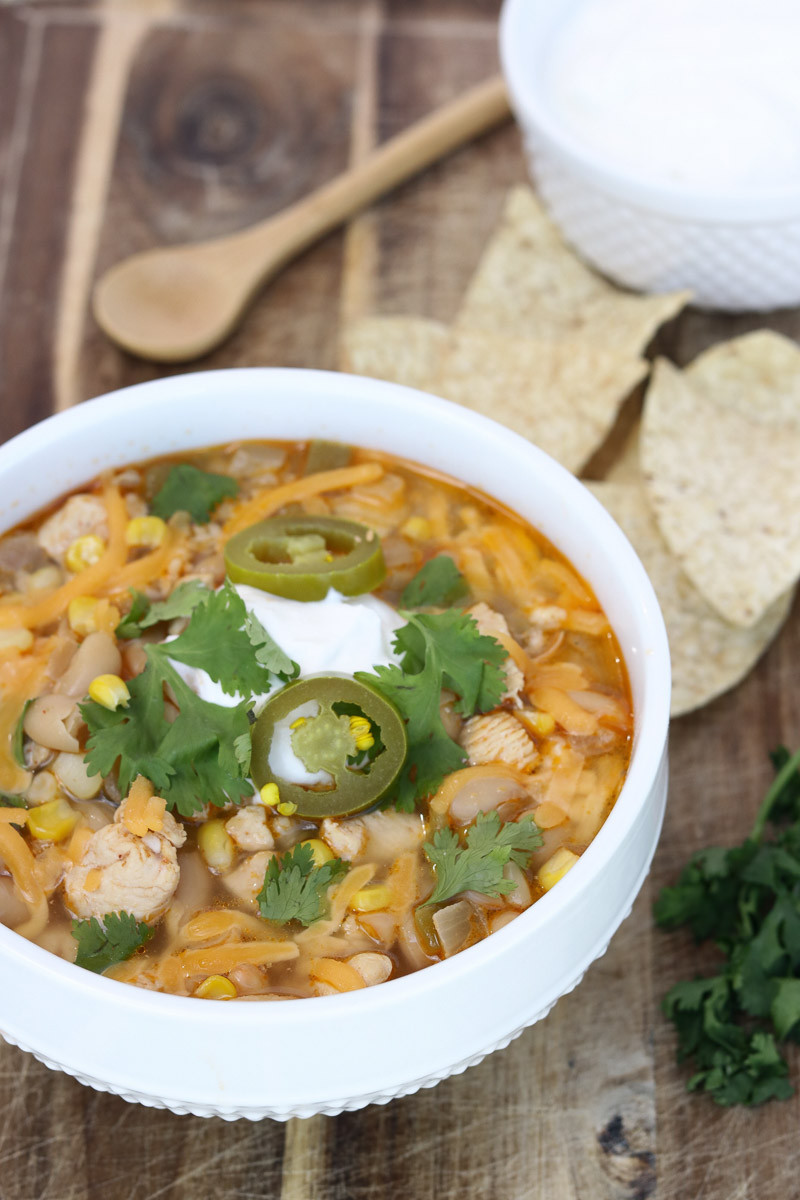 White Chicken Chili Healthy
 Healthy White Chicken Chili in Pressure Cooker A Cup