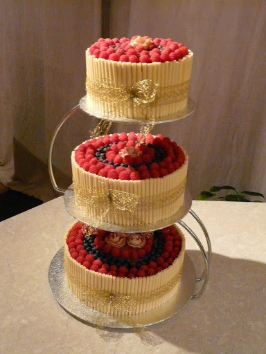 White Chocolate Raspberry Wedding Cake
 Raspberry and white chocolate Wedding Cake – Phil s