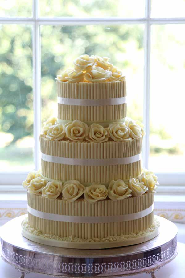 White Chocolate Wedding Cake
 Floral Wedding Cake Decorations The Fairytale Pretty