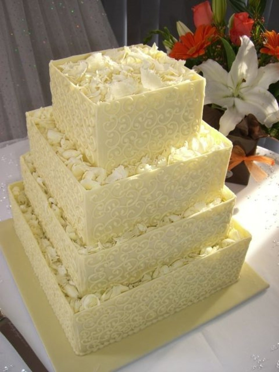 White Chocolate Wedding Cake Recipe
 White Chocolate Wedding Cake CakeCentral