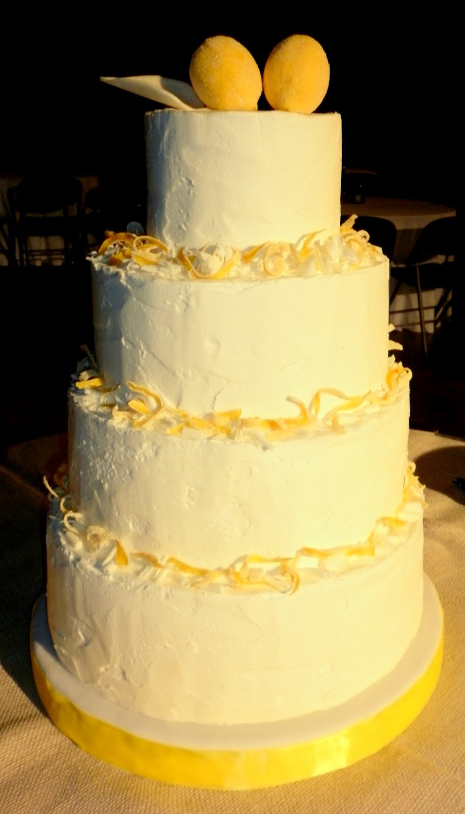 White Chocolate Wedding Cake Recipe
 White Chocolate And Lemon Wedding Cake Recipe — Dishmaps