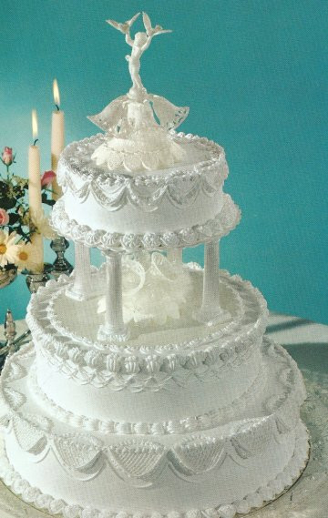 White Wedding Cake Icing
 White Wedding Cakes With Buttercream Frosting