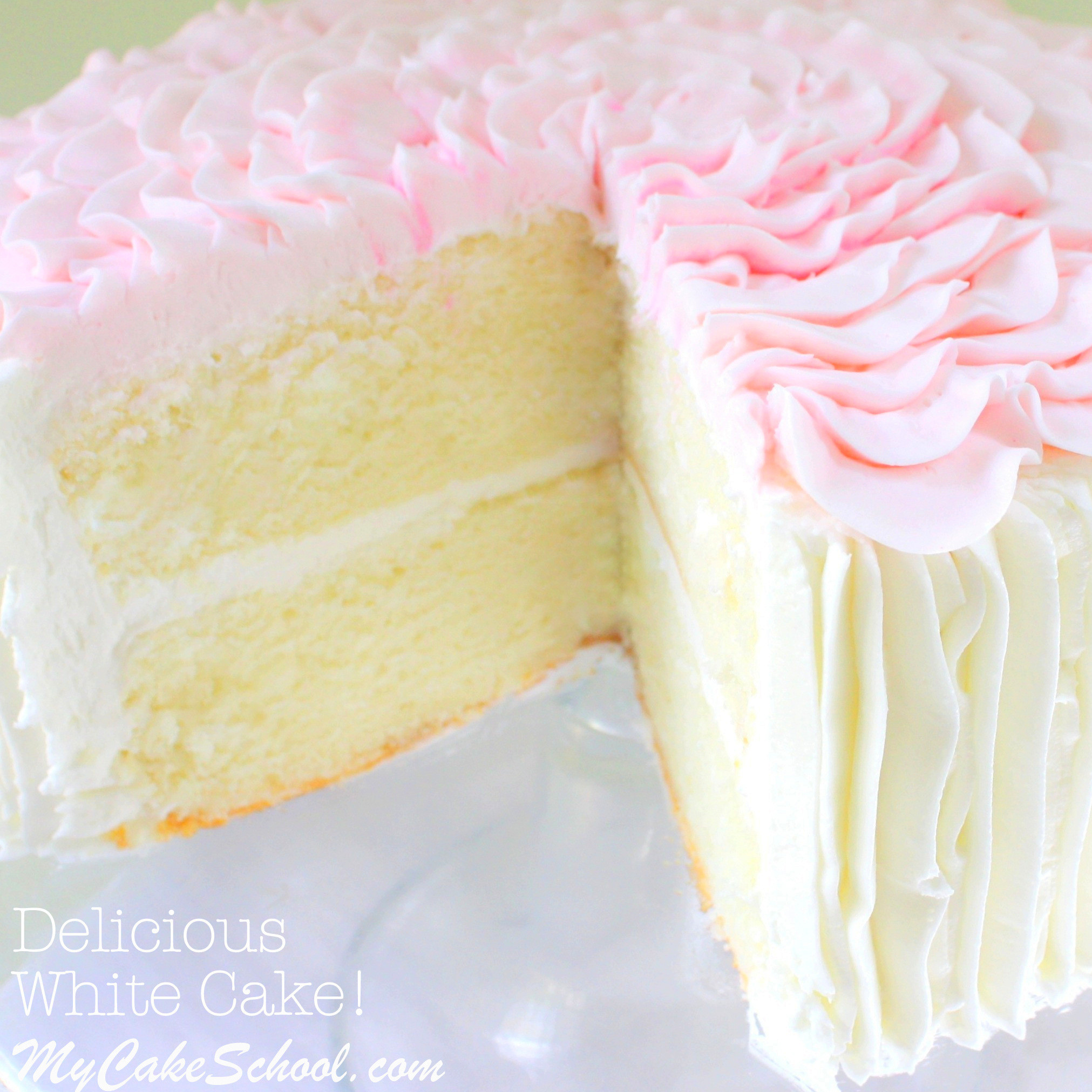 White Wedding Cake Recipe From Scratch
 White Almond Sour Cream Cake A Scratch Recipe