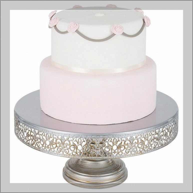 White Wedding Cake Stand
 18 Inch White Wedding Cake Stand