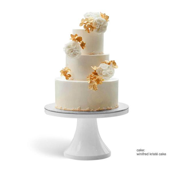 White Wedding Cake Stands
 14 inch & 16 inch White Wedding Cake Stands