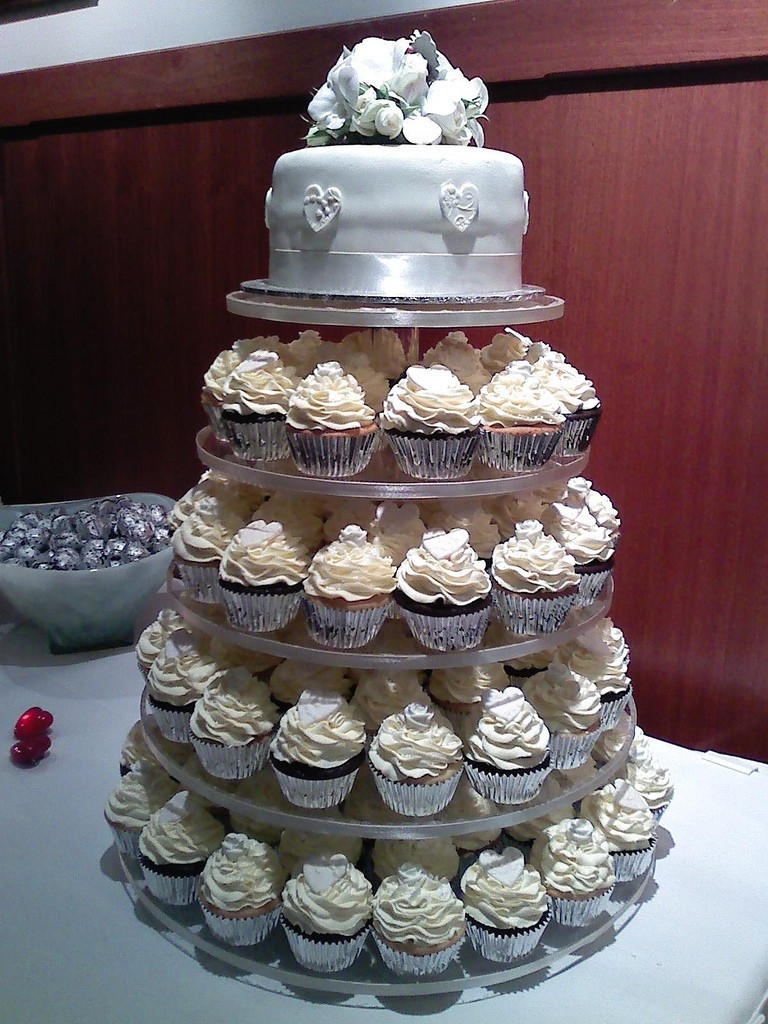 White Wedding Cupcakes
 White Wedding Cake Cupcakes Wedding and Bridal Inspiration