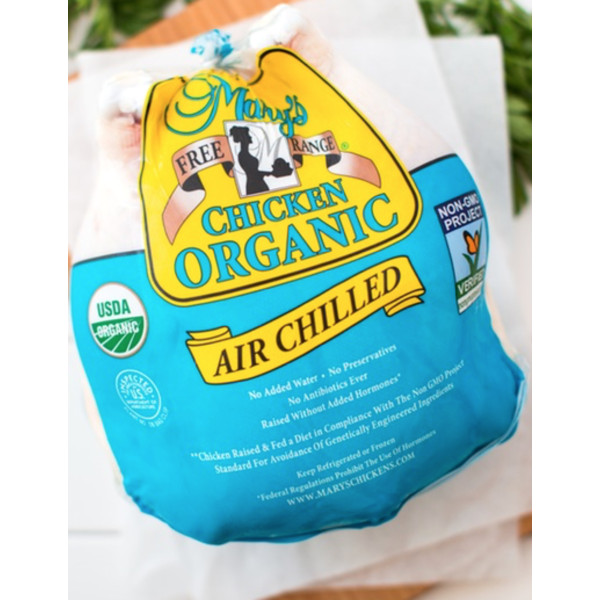 Whole Foods Organic Chicken
 Mary s Free Range Air Chilled Organic Whole Chicken per