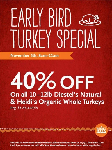 Whole Foods Organic Turkey
 Local Readers Whole Foods off Organic Turkey 11 5