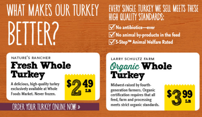 Whole Foods Organic Turkey
 Whole Foods Natural and Organic Turkey Deals – All