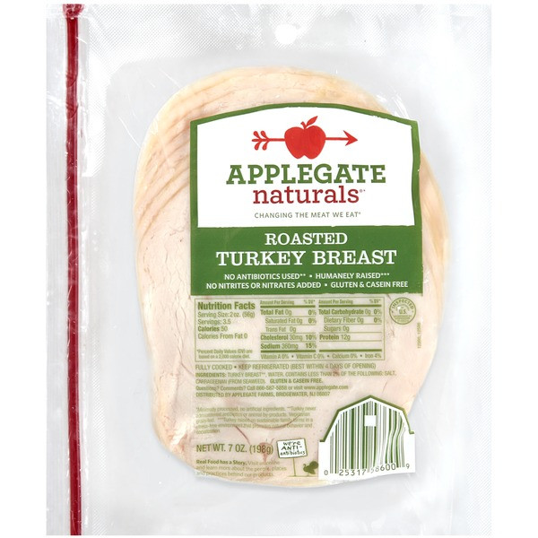 Whole Foods Organic Turkey
 Applegate Natural Smoked Turkey Breast from Whole Foods