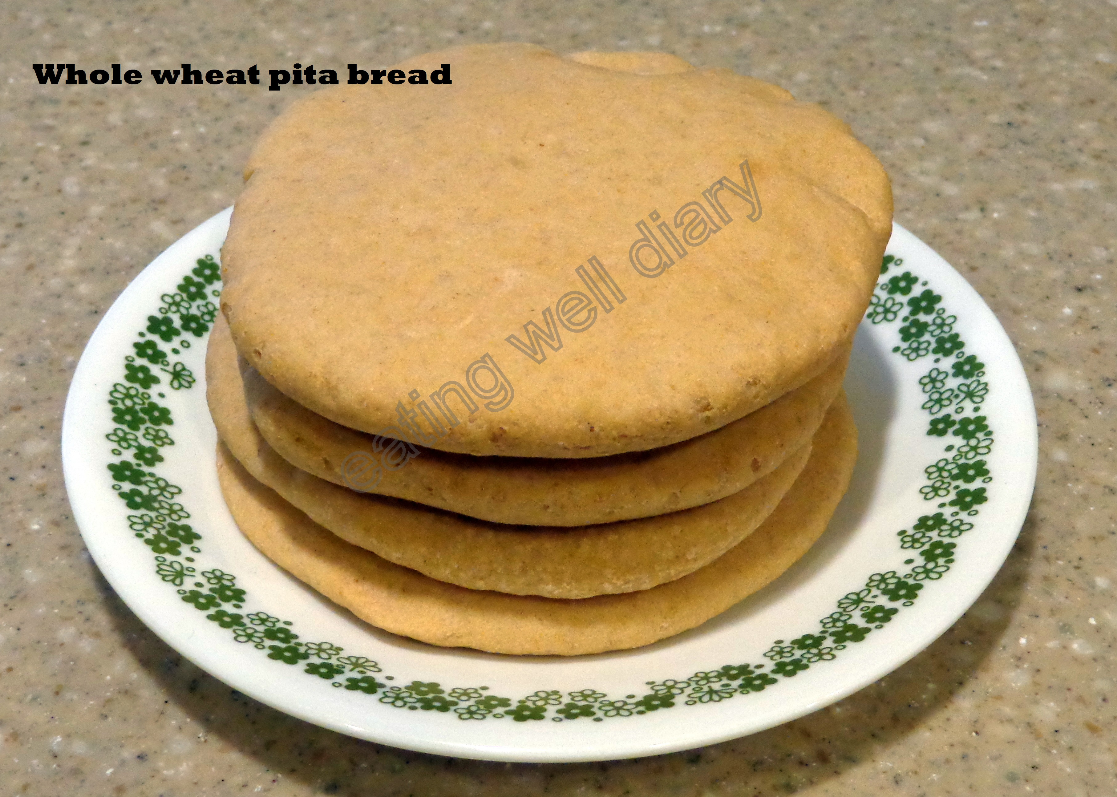 Whole Wheat Pita Bread Healthy
 whole wheat pita bread EATING WELL DIARY