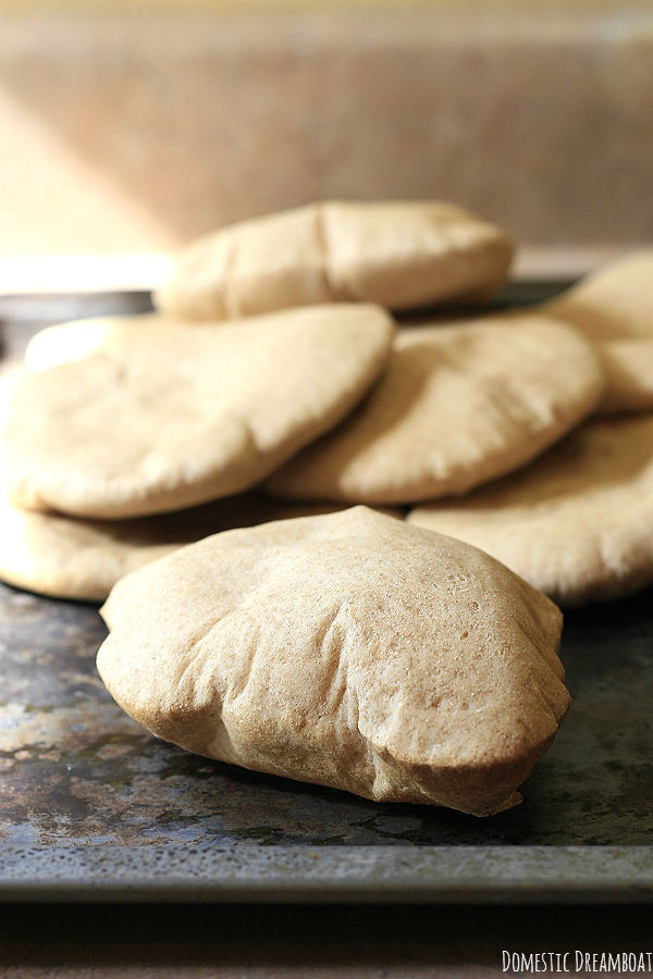 Whole Wheat Pita Bread Healthy
 Whole Wheat Pita Bread with pockets