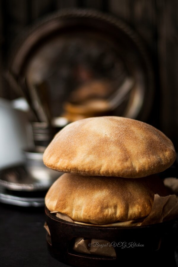 Whole Wheat Pita Bread Healthy
 Homemade Whole Wheat Pita Bread Binjal s VEG Kitchen