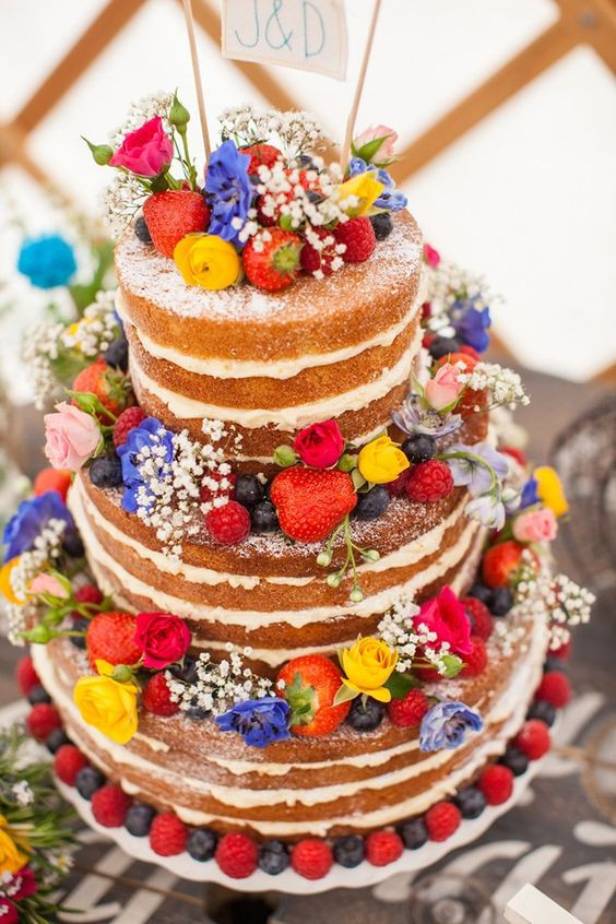 Wildflower Wedding Cakes
 55 Boho & Rustic Wildflower Wedding Ideas