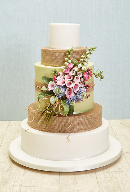 Wildflower Wedding Cakes
 Top Ten Hottest Wedding Cake Trends