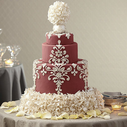 Wilton Wedding Cakes Recipes
 Wedding Cake in Marsala