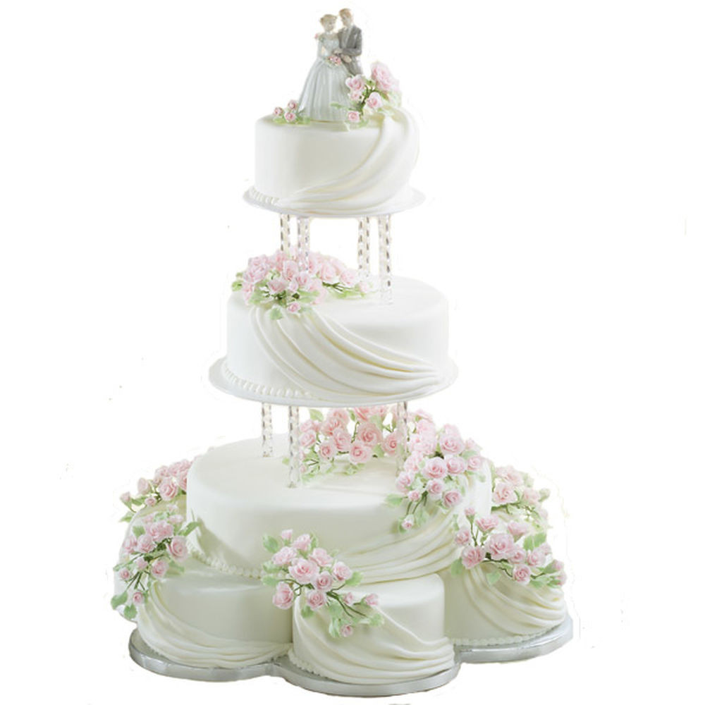 Wilton Wedding Cakes Recipes
 Romantic Ripples Cake