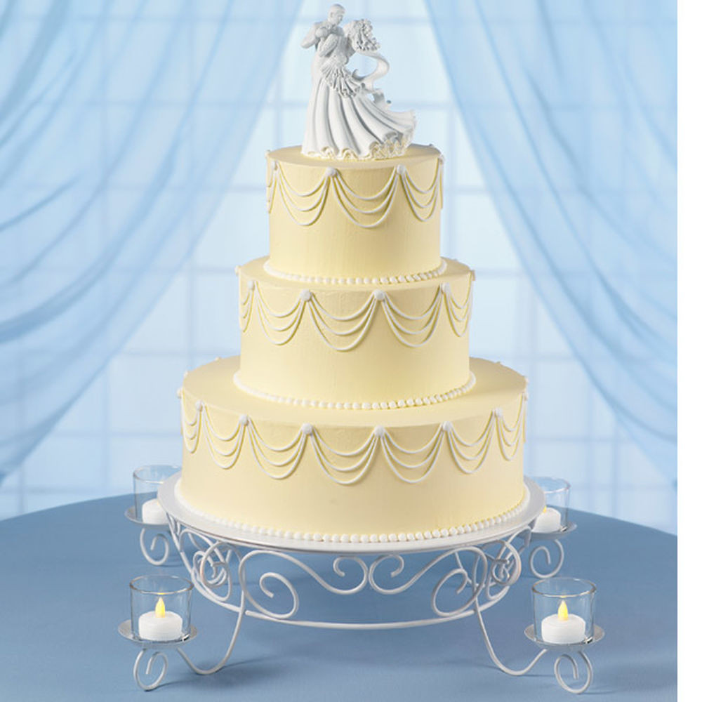 Wilton Wedding Cakes
 Garland s Glow Wedding Cake