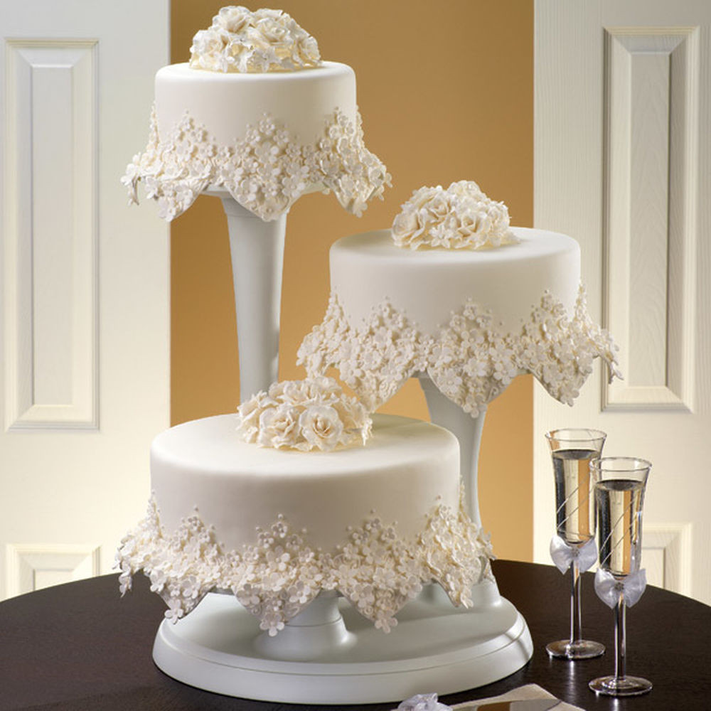 Wilton Wedding Cakes
 Floral Frost Cake